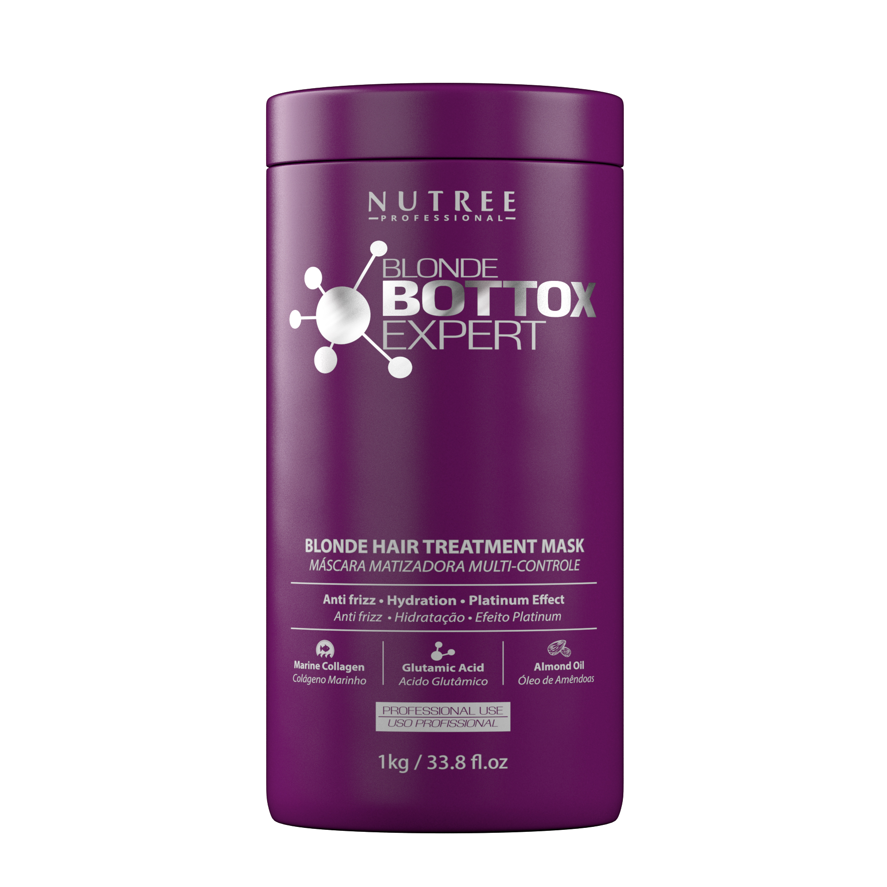 Nutree Blonde Bottox Expert - Ботокс для светлых волос, 1000 гр